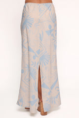 Elena Maxi Skirt - Blue Soleil