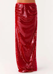 Amosa Maxi Skirt - Fuchsia