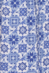 Aster Maxi Dress - Blue Tile