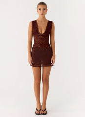 Sommers Lace Top - Chocolate