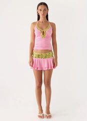 Aminata Mini Skirt - Baby Pink