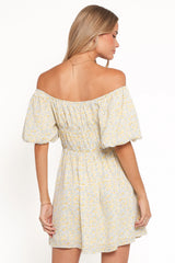 Tori Off Shoulder Mini Dress - Floral