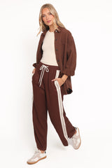 Hvar Track Pant - Brown