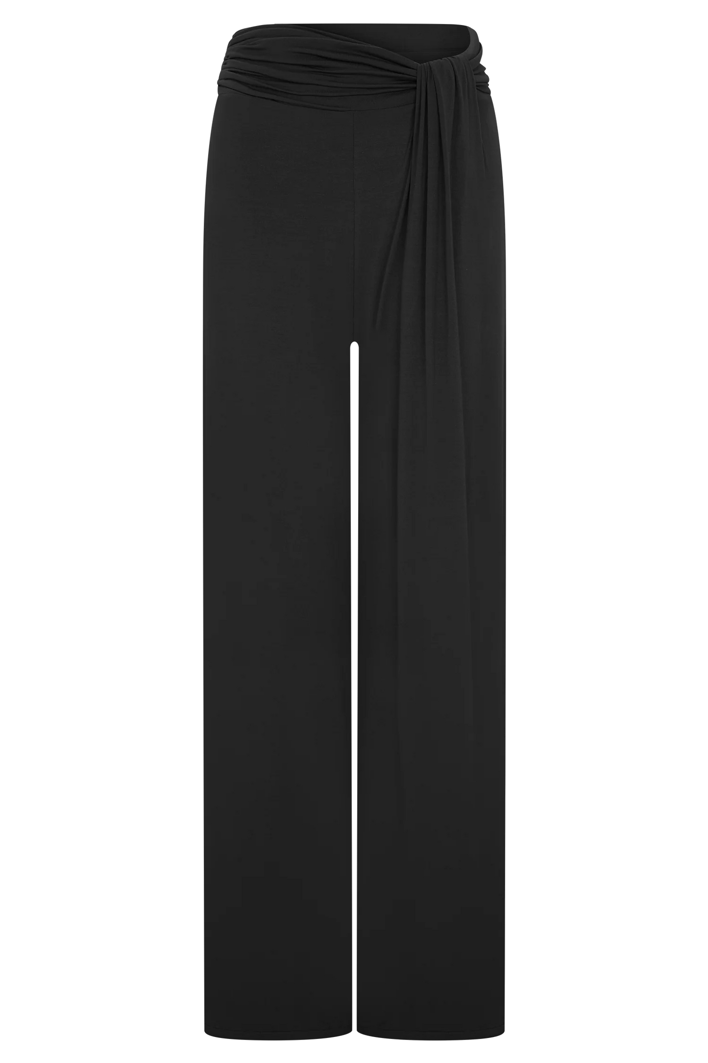 Ramona Modal Straight Leg Pant - Black