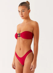 Cuba Bikini Bottoms - Fuchsia