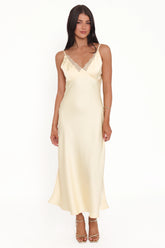 Hobi Midi Dress - Butter Yellow
