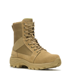 Bates Fuse Tall Zip E06511 Mens Brown Leather Lace Up Tactical Boots