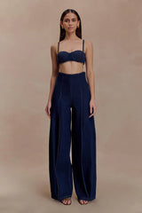 Beatrix High Rise Denim Jeans - Indigo Blue