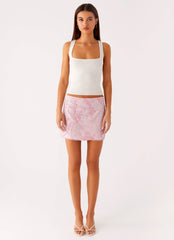 Kandi Mini Skirt - Pink