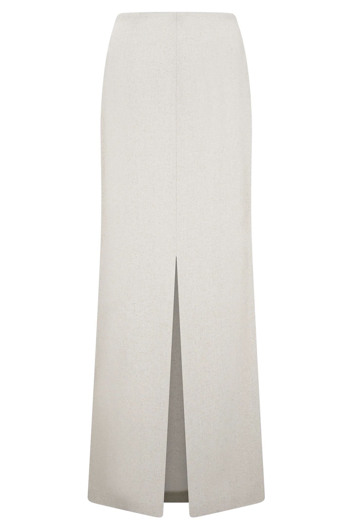 Casey Linen Embroidered Maxi Skirt - Natural