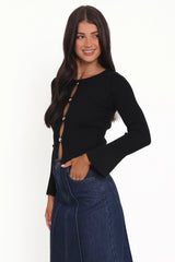 Rosienna Knit Top - Black