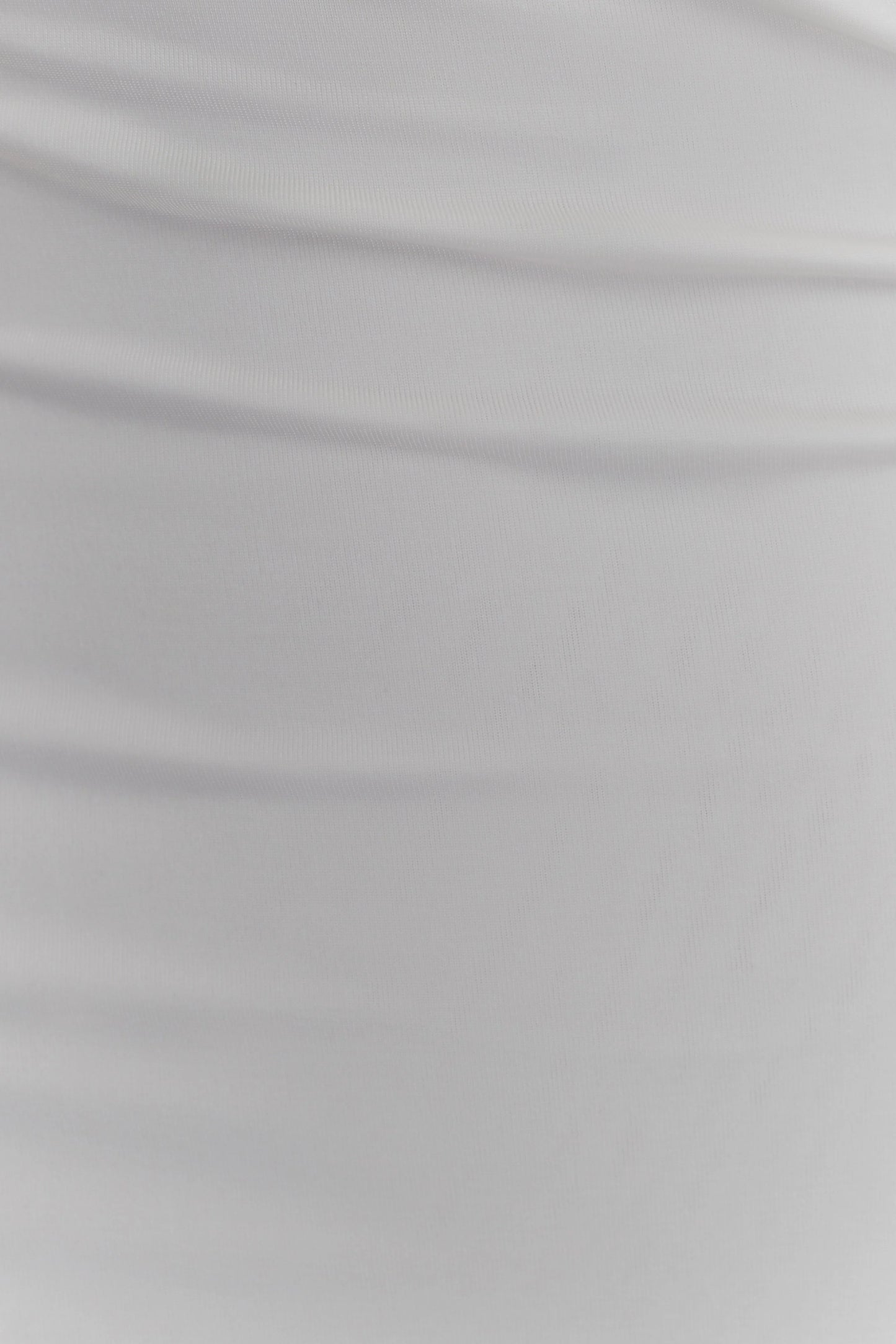 Lottie Slinky Maxi Dress With Split - White