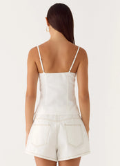 Samah Top - White