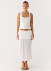 Connect My Heart Top - White