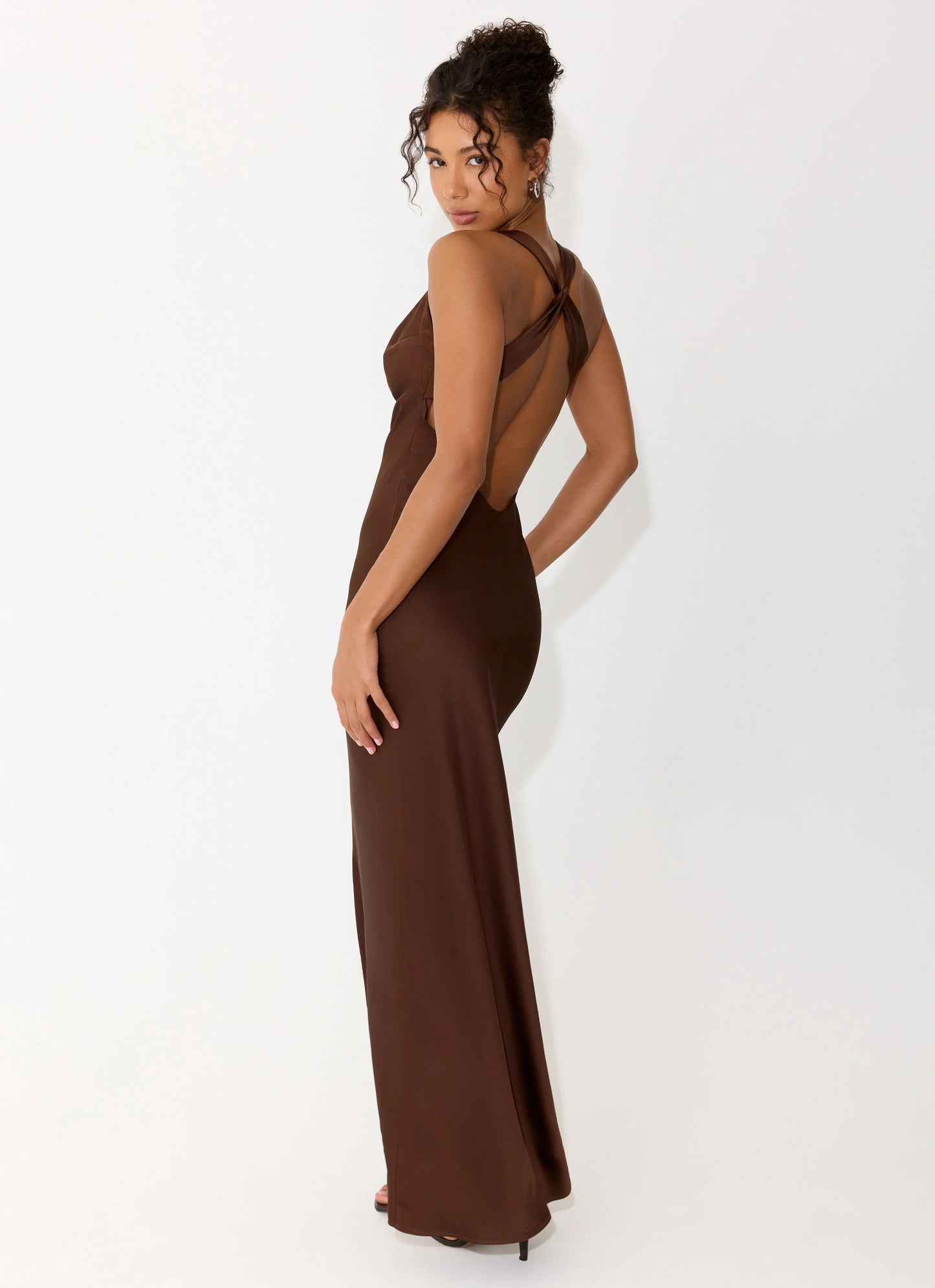 Zandie Maxi Dress - Chocolate Torte