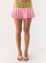 Aminata Mini Skirt - Baby Pink