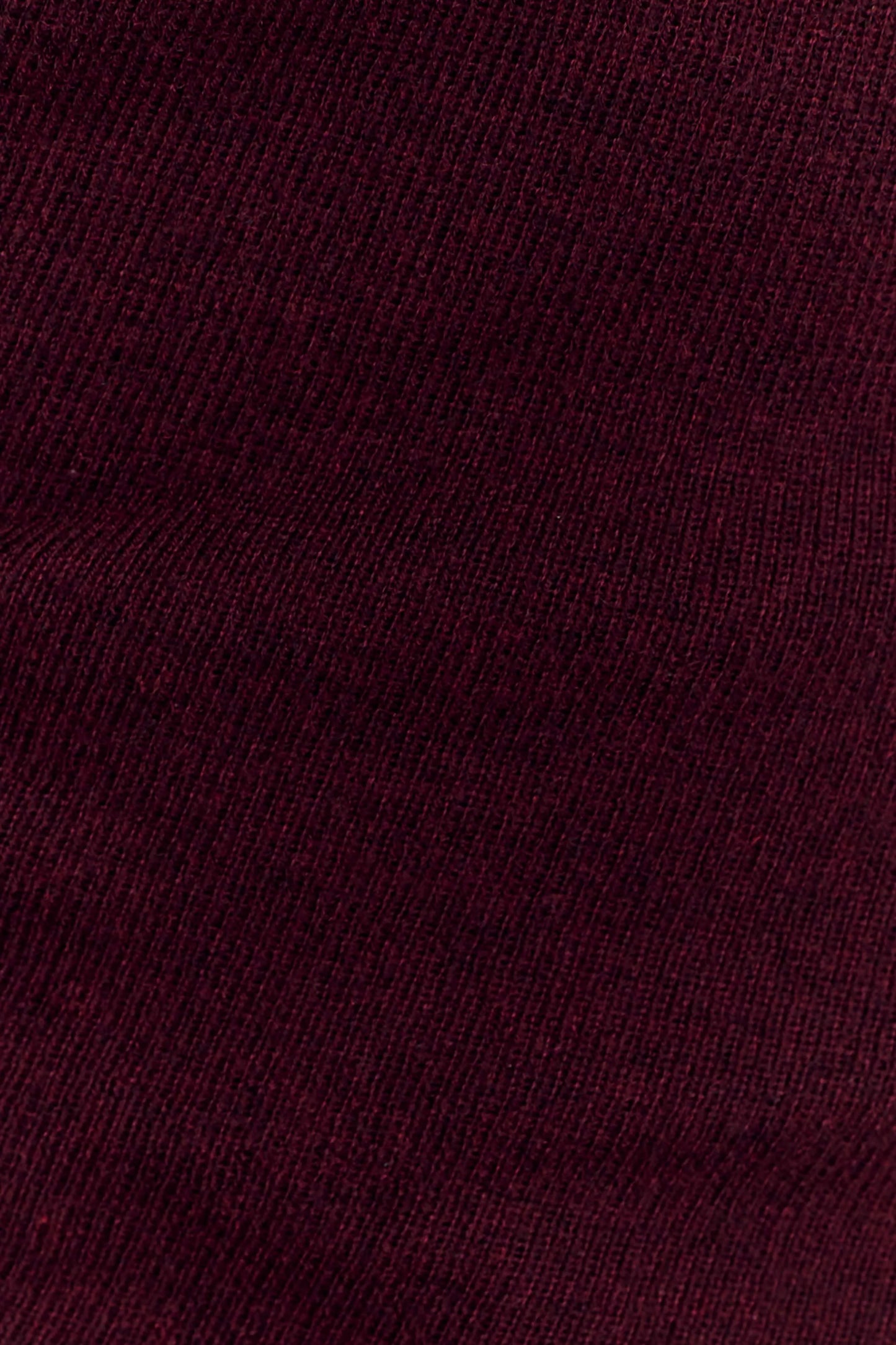 Culver Draped Twist Knit Top - Wine