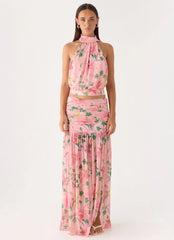 Cantrall Halter Top - Blooming Spring