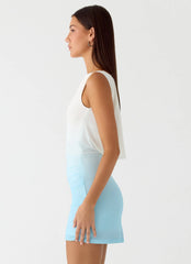 Sharona Mini Dress - Blue Ombre