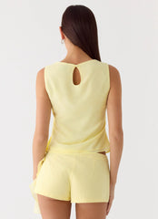 Sun Up Top - Yellow
