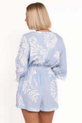 Tiff Romper - Shell Print