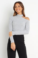 Dower Top - Grey