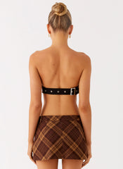 Benson Mini Skirt - Plaid
