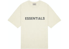 3D Silicon Applique Boxy T Shirt Buttercream