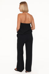 Olivia Pant Set - Black