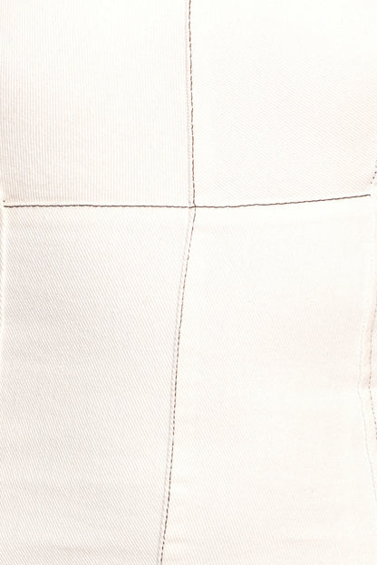 Isley Mini Dress - White Denim