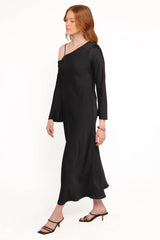 Lindra Maxi Dress - Black
