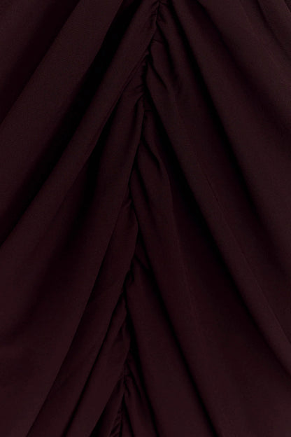 Alex Chiffon Maxi Dress - Cacao Brown