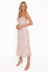 Lizbeth Maxi Dress - Pink Mauve Floral