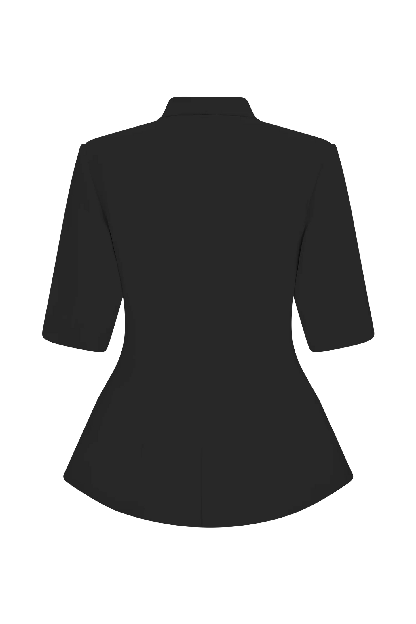 Opal Puff Sleeve Suiting Top - Black