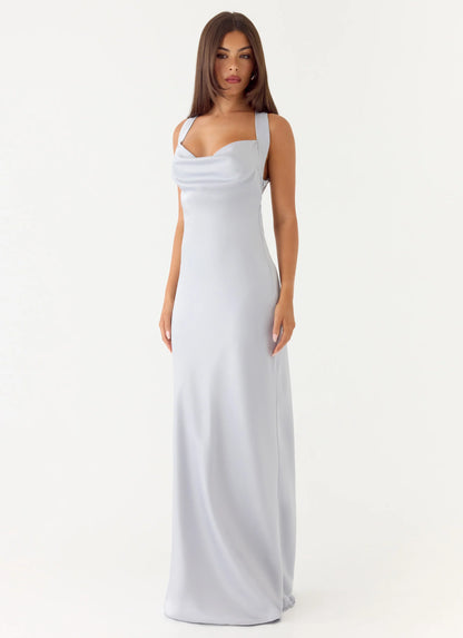 Zandie Maxi Dress - Misty Blue