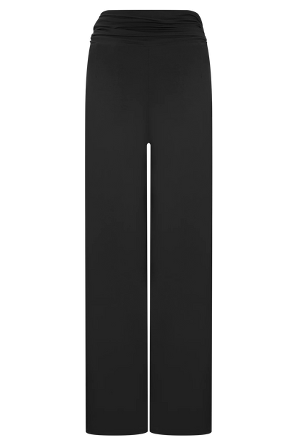 Ramona Modal Straight Leg Pant - Black