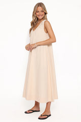Laurita Maxi Dress - Oatmeal