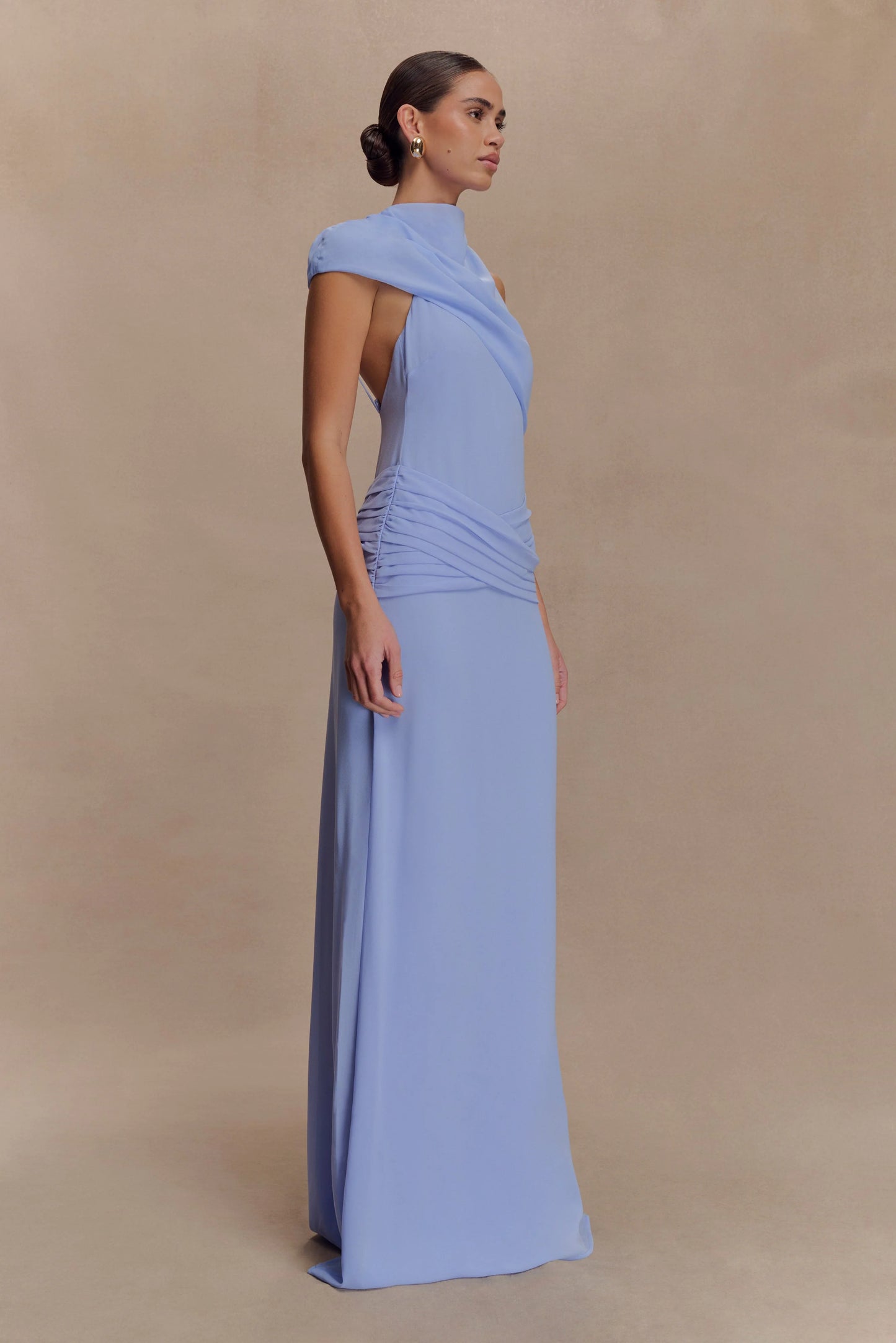 Analia Chiffon Maxi Dress - Lilac