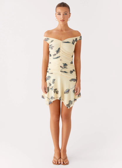 Josette Mini Dress - Buttercream Bliss