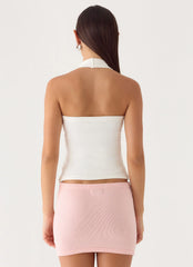 Neverland Mini Skirt - Baby Pink